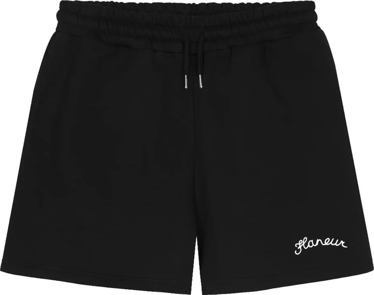 FLÂNEUR Signature Shorts ZWART