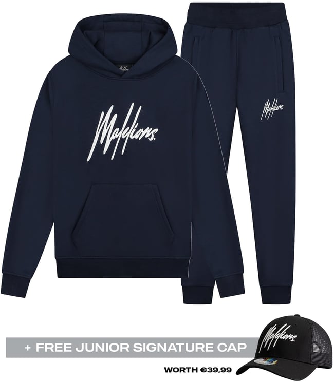 Malelions Junior Essentials Tracksuit + cap