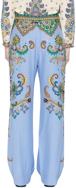 Etro Trousers Stampato