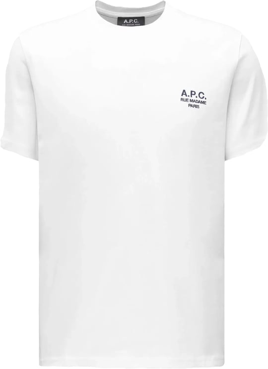 A.P.C. t-shirt wit blauw