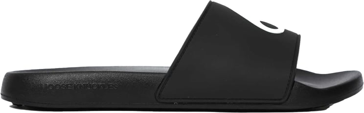 Moose Knuckles Logo Icon Sport Slides Black