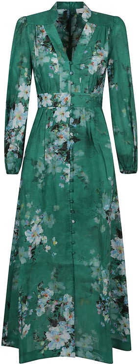 knee length dresses for ladies Everley Plunge Midi Dress