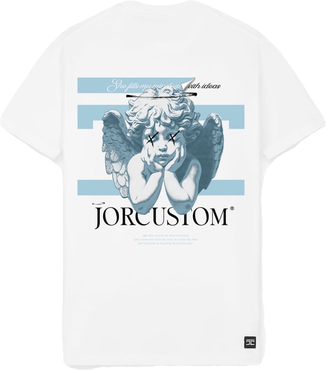 JORCUSTOM AngelTwo Slim Fit T-Shirt White