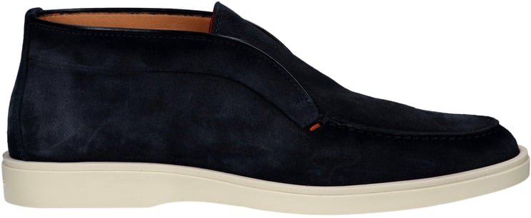 Santoni High Leather Loafers