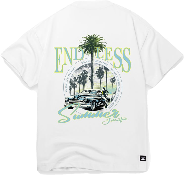 JORCUSTOM Endless Loose Fit T-Shirt White