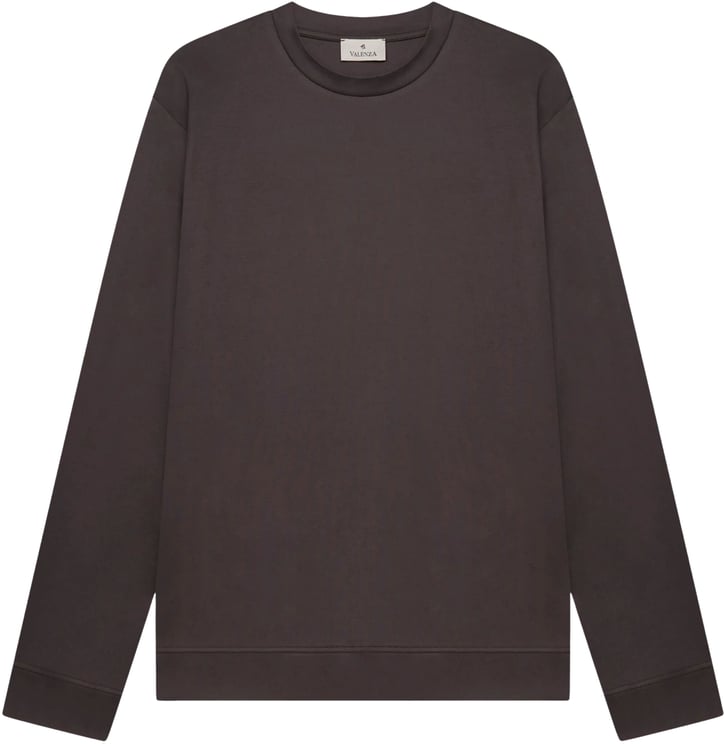 Valenza Valenza Heavy Supima Sweaters Donkergrijs 1102