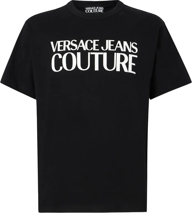 Versace Jeans Couture Logo Tee Rubber Black White
