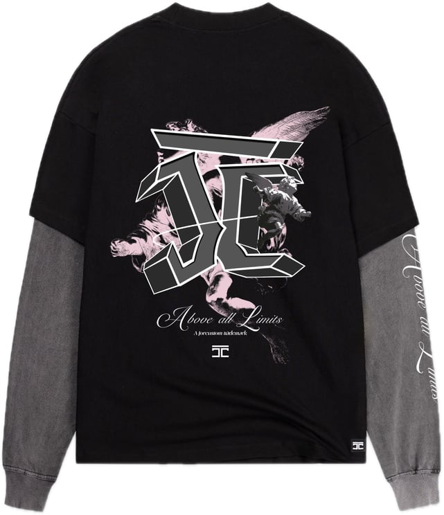 JORCUSTOM Above Double Ls Shirt Black-Acid