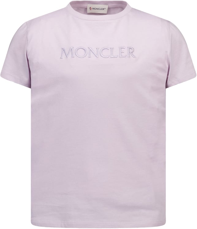 Moncler Moncler Kinder Jongens T-Shirt In Lila
