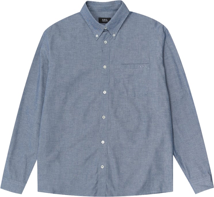 A.P.C. hemd blauw