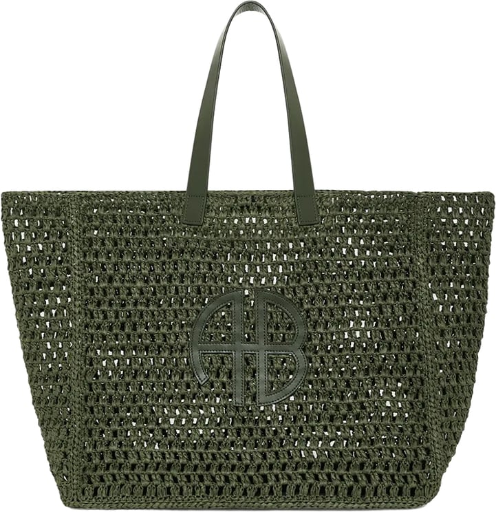 Anine Bing tote bag khaki