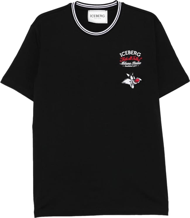Iceberg T-shirt Black Sylvester