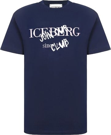 Iceberg T-shirt Navy/Pink