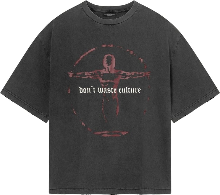 Don't Waste Culture Veyric T-shirt Washed Black