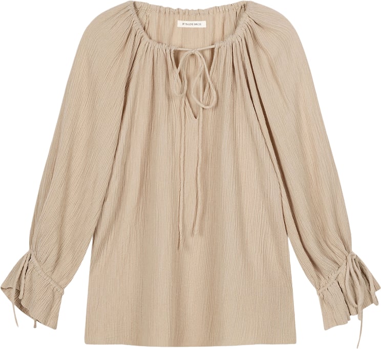 By Malene Birger Blouse Rose Weave beige