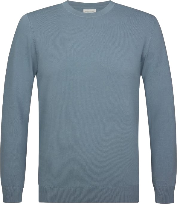 Profuomo pull blauw grijs