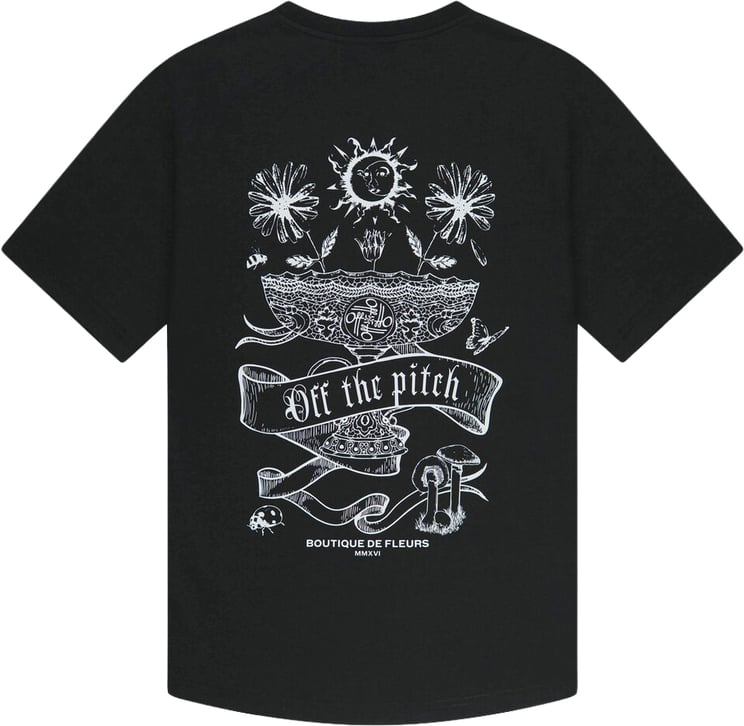 OFF THE PITCH Botanic Slim Fit Tee Black