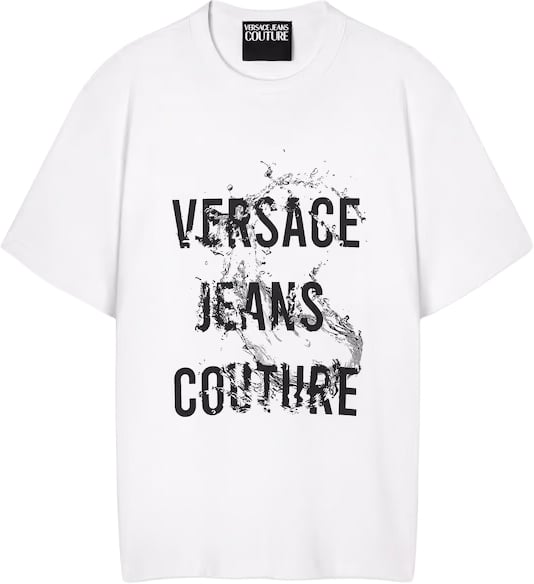 Versace Jeans Couture Logo Splash T-shirt White