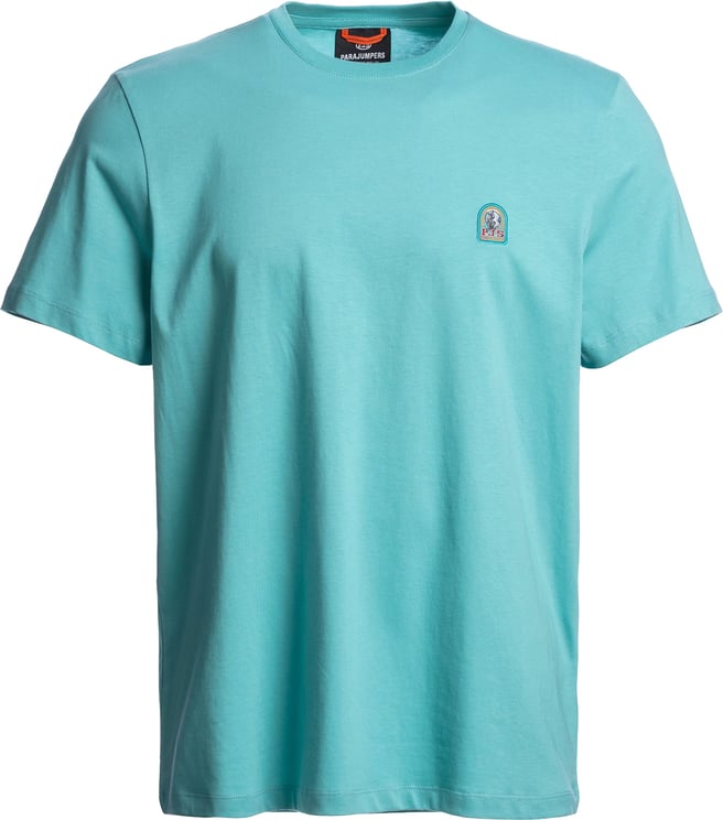 Parajumpers Patch Tee Man Aqua