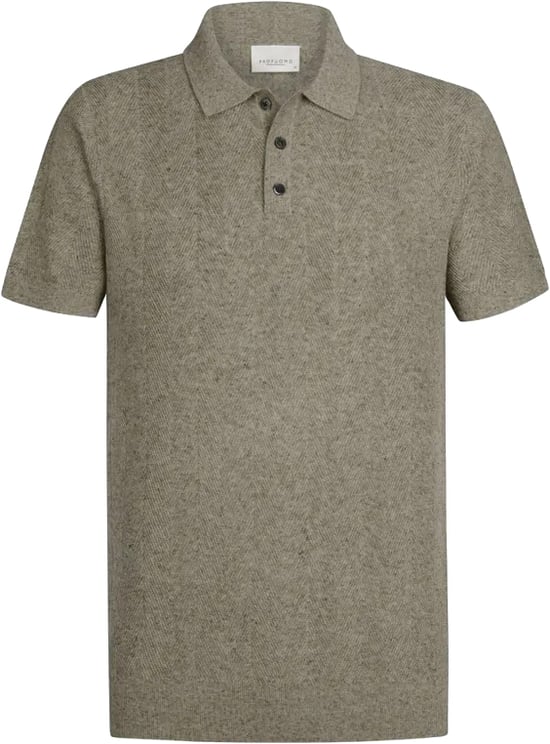 Profuomo polo ss grijs