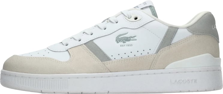 Lacoste T-Clip sneaker wit grijs