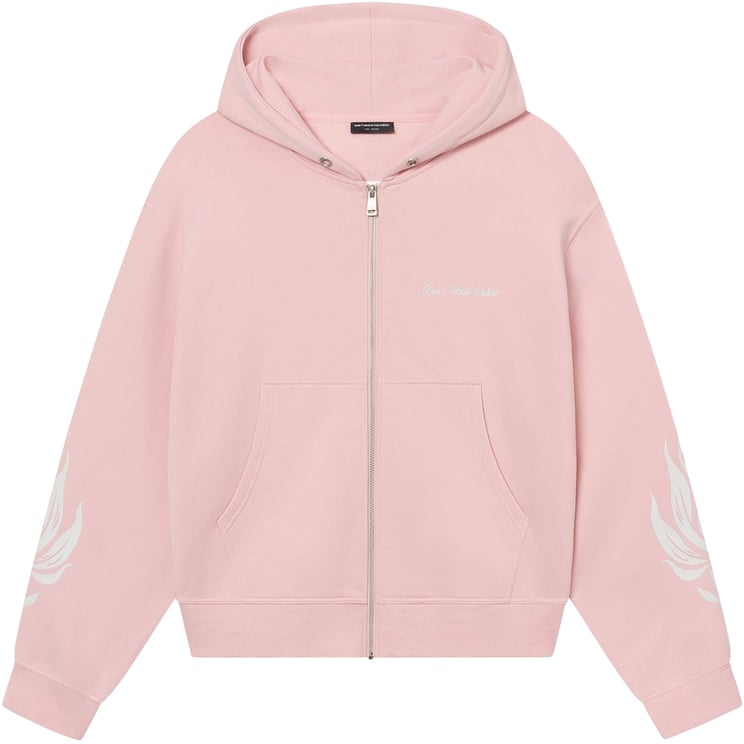 Don't Waste Culture Wesandra Zip-Hoodie | Old Pink