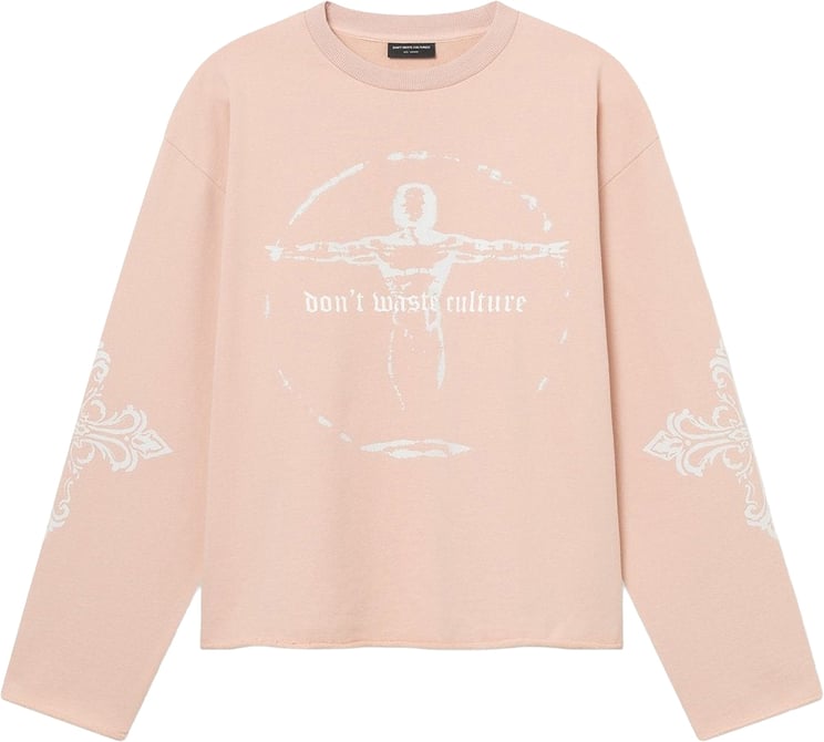 Don't Waste Culture Xavira Sweater Old Pink