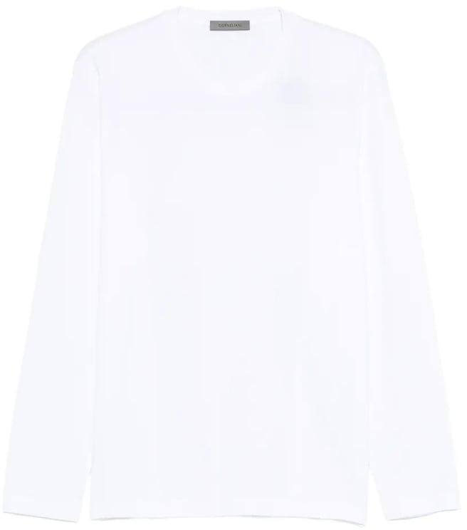 Corneliani t-shirt wit lange mouwen