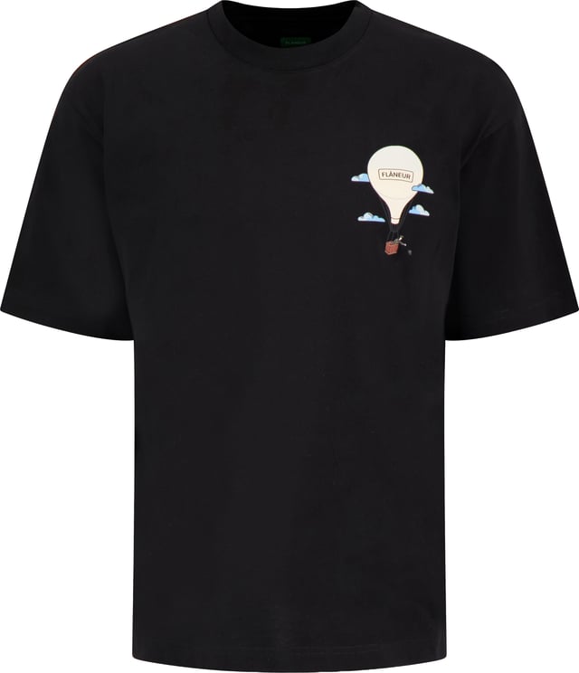 FLÂNEUR aeronautique t-shirt black