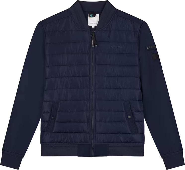 Pure Path Padded Softshell Jacket Dark Navy