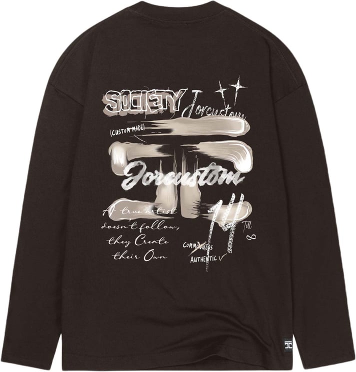 JORCUSTOM ArtistTwo Longsleeve T-Shirt Brown