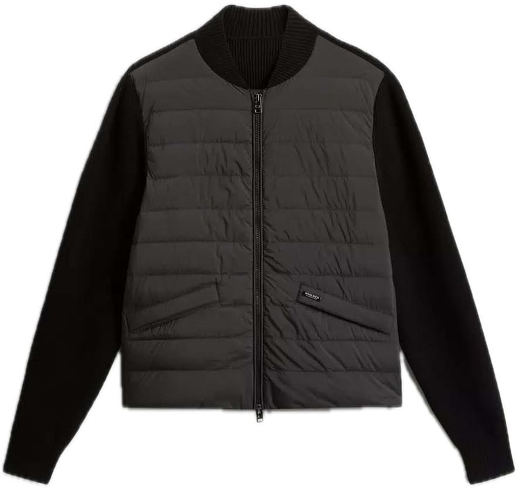 Woolrich Hybrid bomber faded black