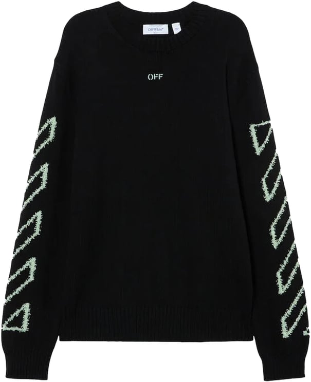 OFF-WHITE Heren Diag Outline Knit Crewneck