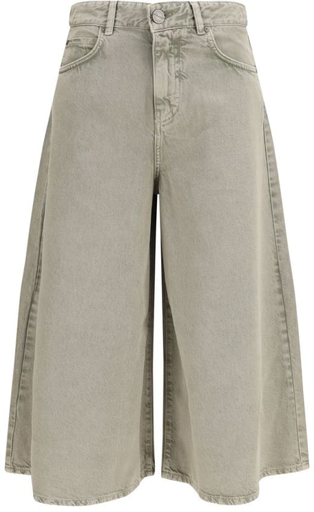 Pinko PINKO Beige Lyocell Bermuda Shorts