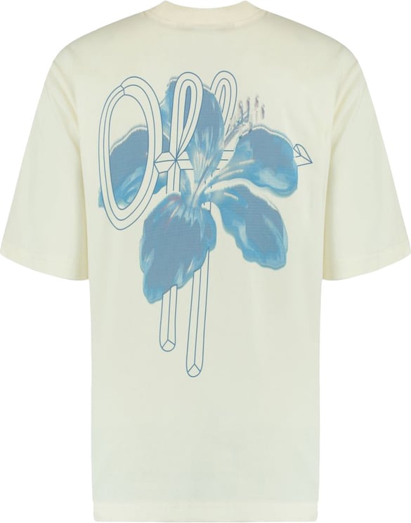 OFF THE PITCH Corsage Loose Fit Tee White