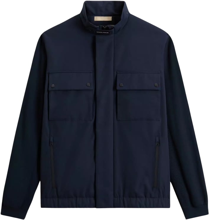 Woolrich Woolrich Two Layers Hybrid Jackets Donkerblauw Cfwoou2144mrut4018