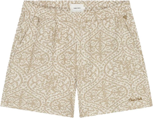 Pure Path Jacquard Shorts 26010526 Sand
