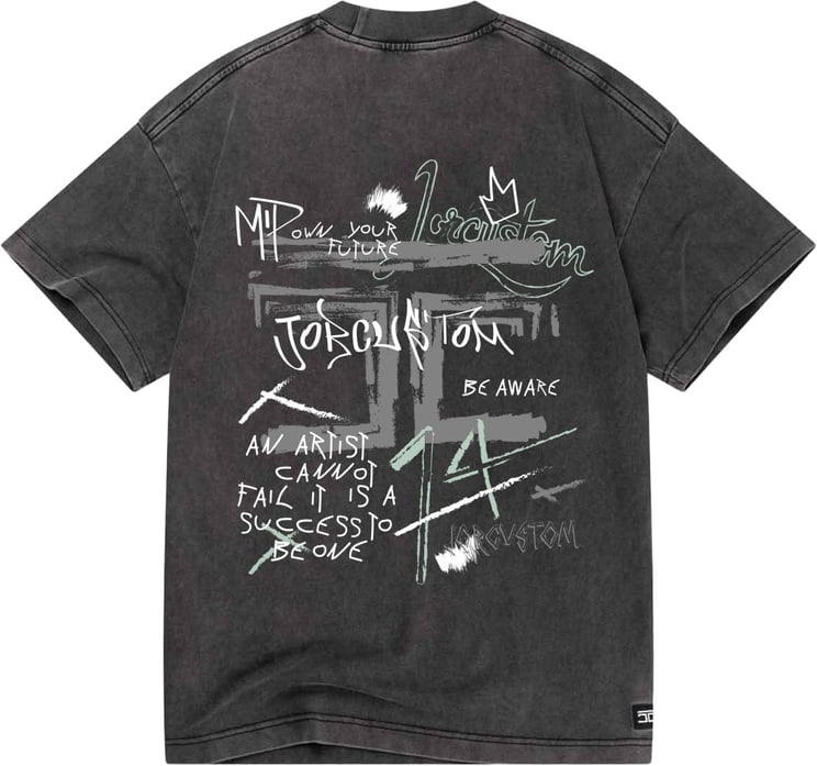 JORCUSTOM Artist Loose Fit T-Shirt AcidGrey