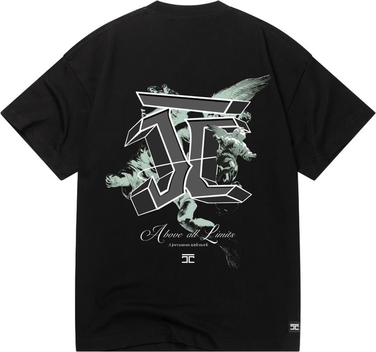 JORCUSTOM AboveAll Loose Fit T-Shirt Black