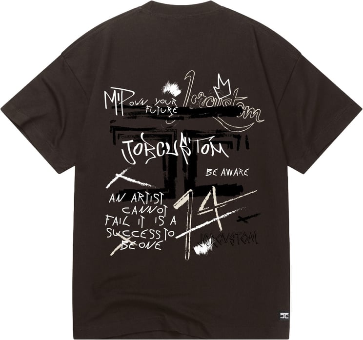 JORCUSTOM Artist Loose Fit T-Shirt Brown