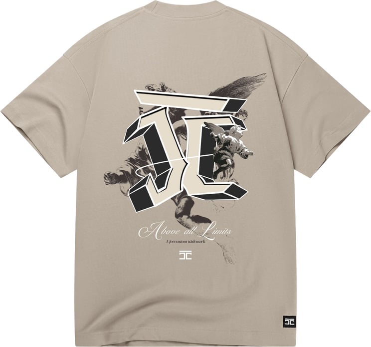 JORCUSTOM AboveAll Loose Fit T-Shirt Taupe