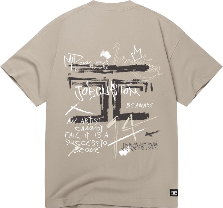JORCUSTOM Artist Loose Fit T-Shirt Taupe