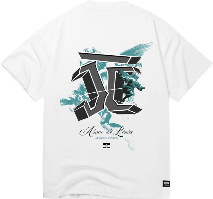 JORCUSTOM AboveAll Loose Fit T-Shirt White