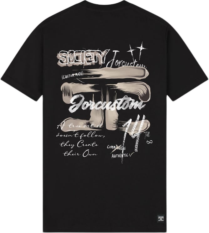 JORCUSTOM ArtistTwo Slim Fit T-Shirt Black