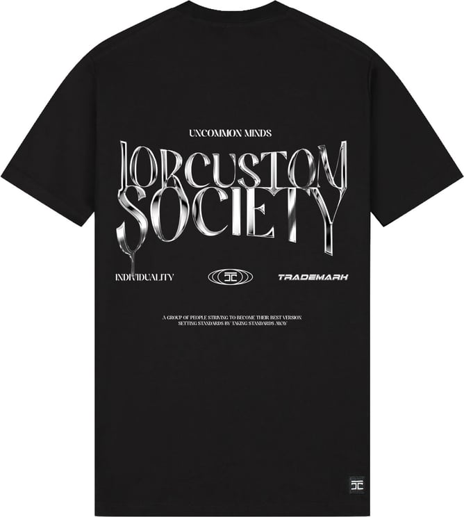 JORCUSTOM Uncommon Slim Fit T-Shirt Black