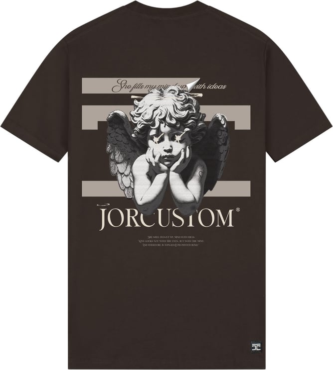 JORCUSTOM AngelTwo Slim Fit T-Shirt Brown