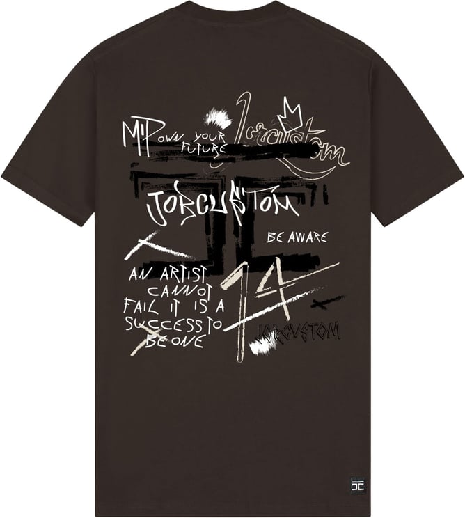 JORCUSTOM Artist Slim Fit T-Shirt Brown