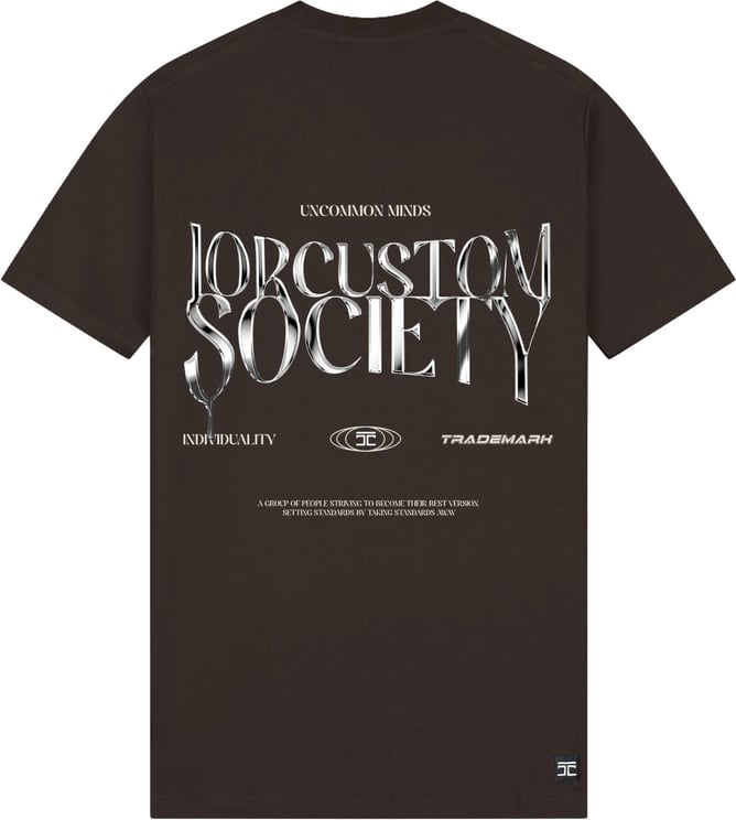 JORCUSTOM Uncommon Slim Fit T-Shirt Brown