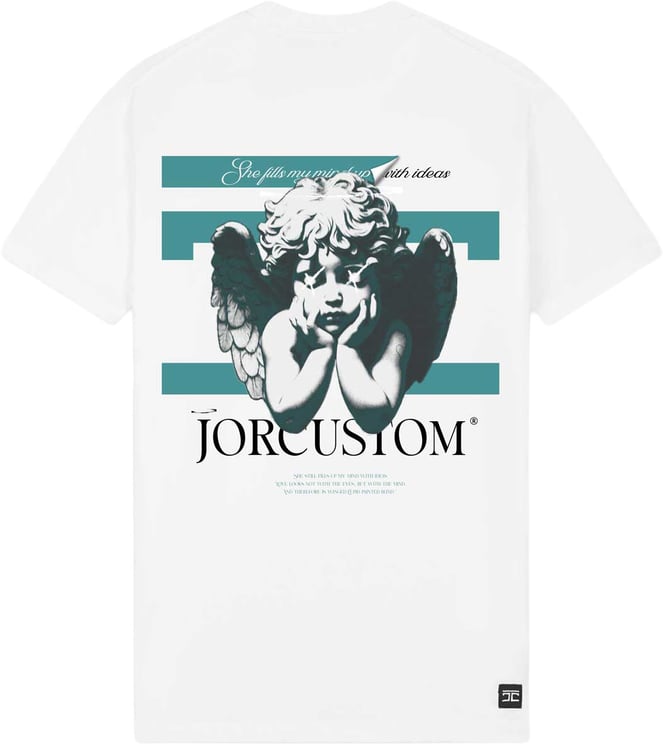 JORCUSTOM AngelTwo Slim Fit T-Shirt White