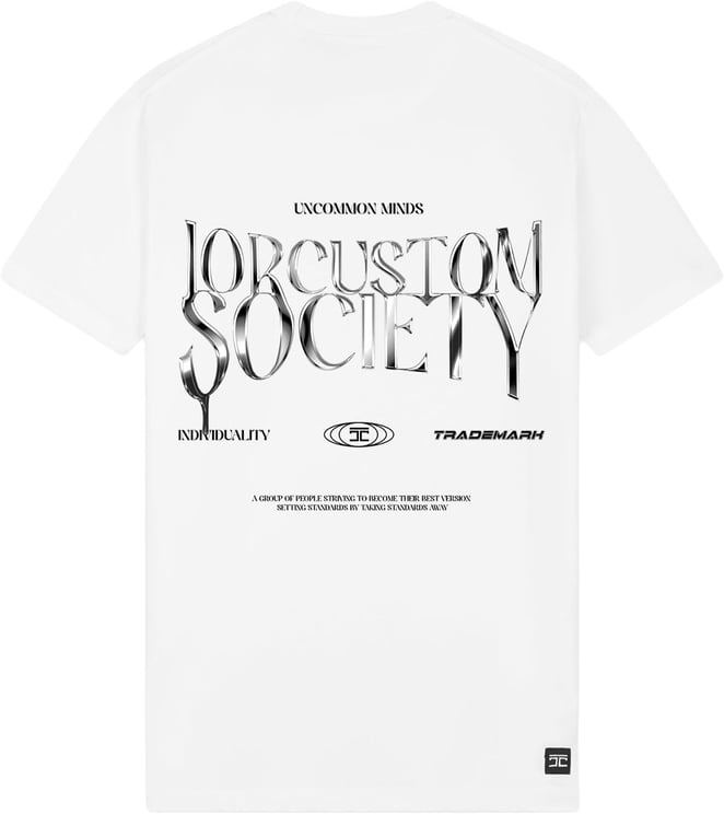 JORCUSTOM Uncommon Slim Fit T-Shirt White